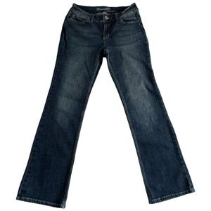 Wrangler Essential Bootcut Jeans Womens 9x32 (29x30) Blue Denim Cotton Mid Rise